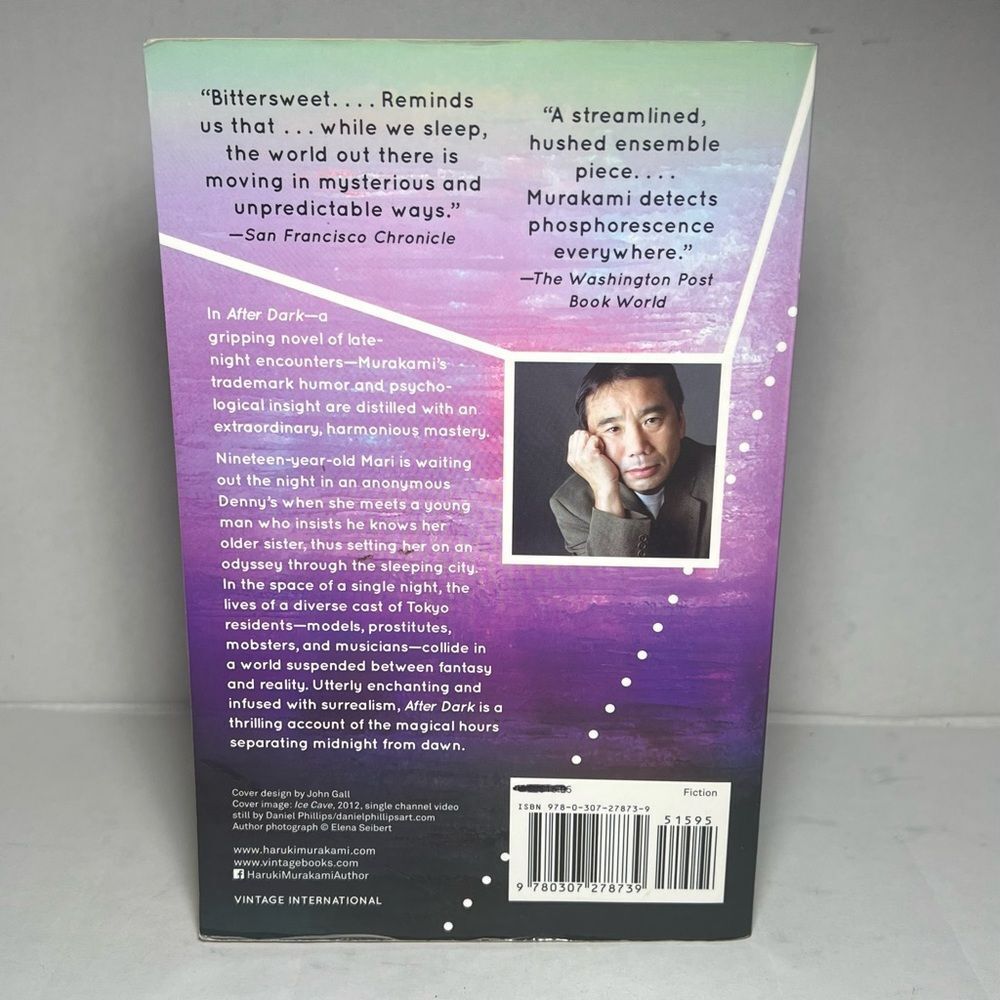 After Dark Book Paperback Contemporary Japanese Literature Fiction Psychological - Picture 3 of 5